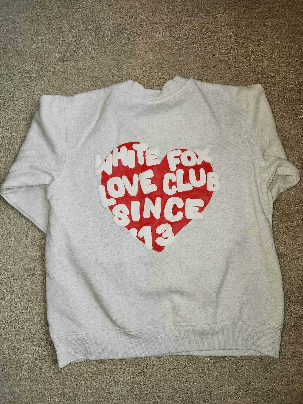 White Fox Gray Crewneck